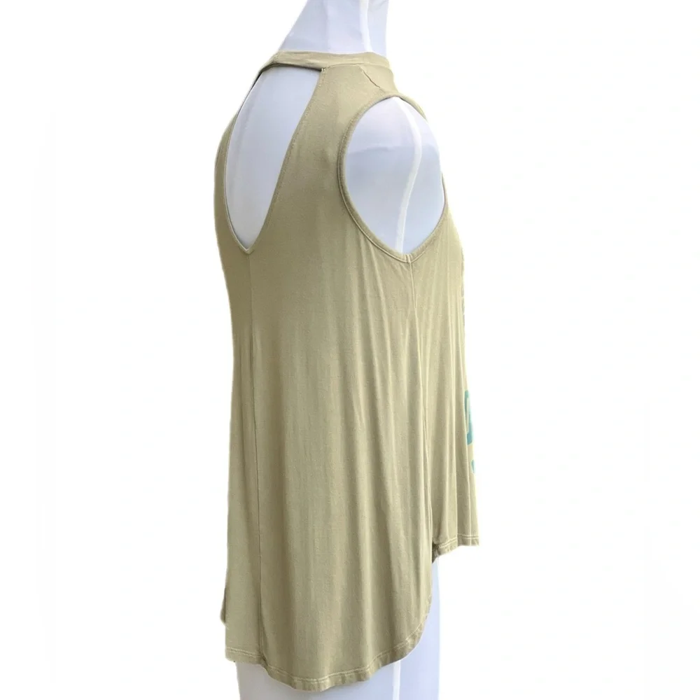 Disney Parks Authentic Original Star Wars Tank Small Moss Green Dark Side